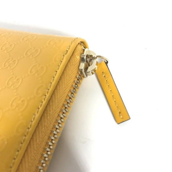 Auth GUCCI 255452 Sima Line Micro Guccissima Wallet Compact Wallet Card Case pur - Picture 8 of 10